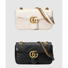 46위 GUCCI 구찌 마몬트 마틀라세 백 (백하트) (미니/스몰/미디엄) 4COLOR 443497