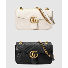 46위 GUCCI 구찌 마몬트 마틀라세 백 (백하트) (미니/스몰/미디엄) 4COLOR 443497