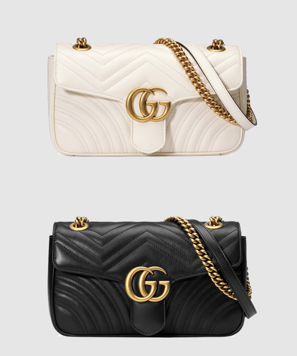 46위 GUCCI 구찌 마몬트 마틀라세 백 (백하트) (미니/스몰/미디엄) 4COLOR 443497