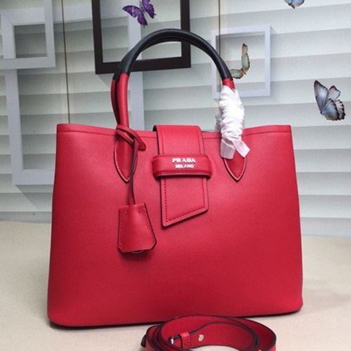 PRADA 프라다 레더 토트 숄더백 1BG148-6