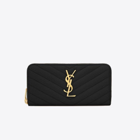 SAINT LAURENT 생로랑 모노그램 지퍼월렛 358094 (금장/은장)