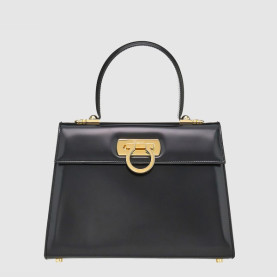40위 FERRAGAMO 페레가모 아이코닉 탑핸들백 라지 212181