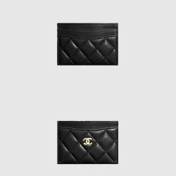 32위 CHANEL 샤넬 클래식 카드지갑 AP0213 (램스킨/캐비어) (금장/은장)
