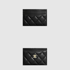 32위 CHANEL 샤넬 클래식 카드지갑 AP0213 (램스킨/캐비어) (금장/은장)