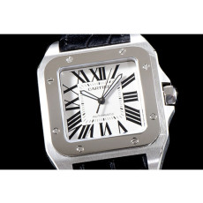 CARTIER 까르띠에 산토스 남성용-8 수정형 W20106X8