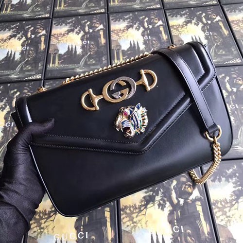 GUCCI 구찌 라자 타이걸 헤드 디테일 숄더백 신상 537241