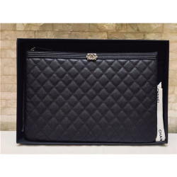 CHANEL 샤넬 캐비어 클러치 AS1055
