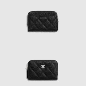 18위 CHANEL 샤넬 클래식 포켓 캐비어 코인퍼스 지퍼돌이 C0018-2