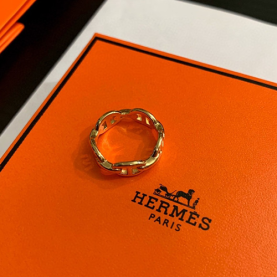HERMES 에르메스 반지 H2099 (실버/골드) (정품과 비교가능한 퀄리티 )