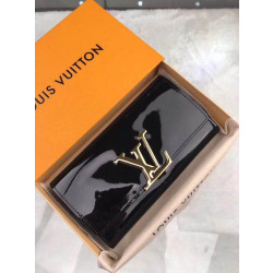 LOUIS VUITTON 루이비통 애나멜 블랙 지퍼 장지갑