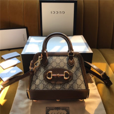 GUCCI 구찌 홀스빗 1955 미니 탑 핸들백 640716