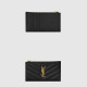 SAINT LAURENT 생로랑  모노그램 지퍼 카드지갑 607915 (금장/은장)