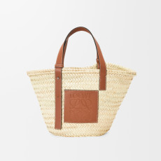 LOEWE 로에베 팜 리프 라탄 바스켓 백 (스몰/미듐)