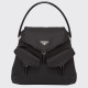 PRADA 프라다 시그노가죽 트리밍 나일론 토트백 1BC16 2COLOR