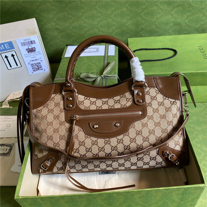 GUCCI 구찌&발렌시아가 콜라보 자이언트 시티백  658597