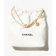 3위 CHANEL 샤넬 샤이니 카프스킨 골드메탈 22백 스몰 AS3260