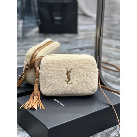 SAINT LAURENT 생로랑 아이보리 크로스백 ysl318x