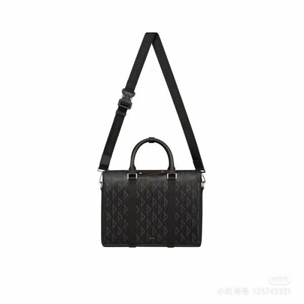 DIOR 디올 남성 다이아몬드 블랙 서류가방 di178x