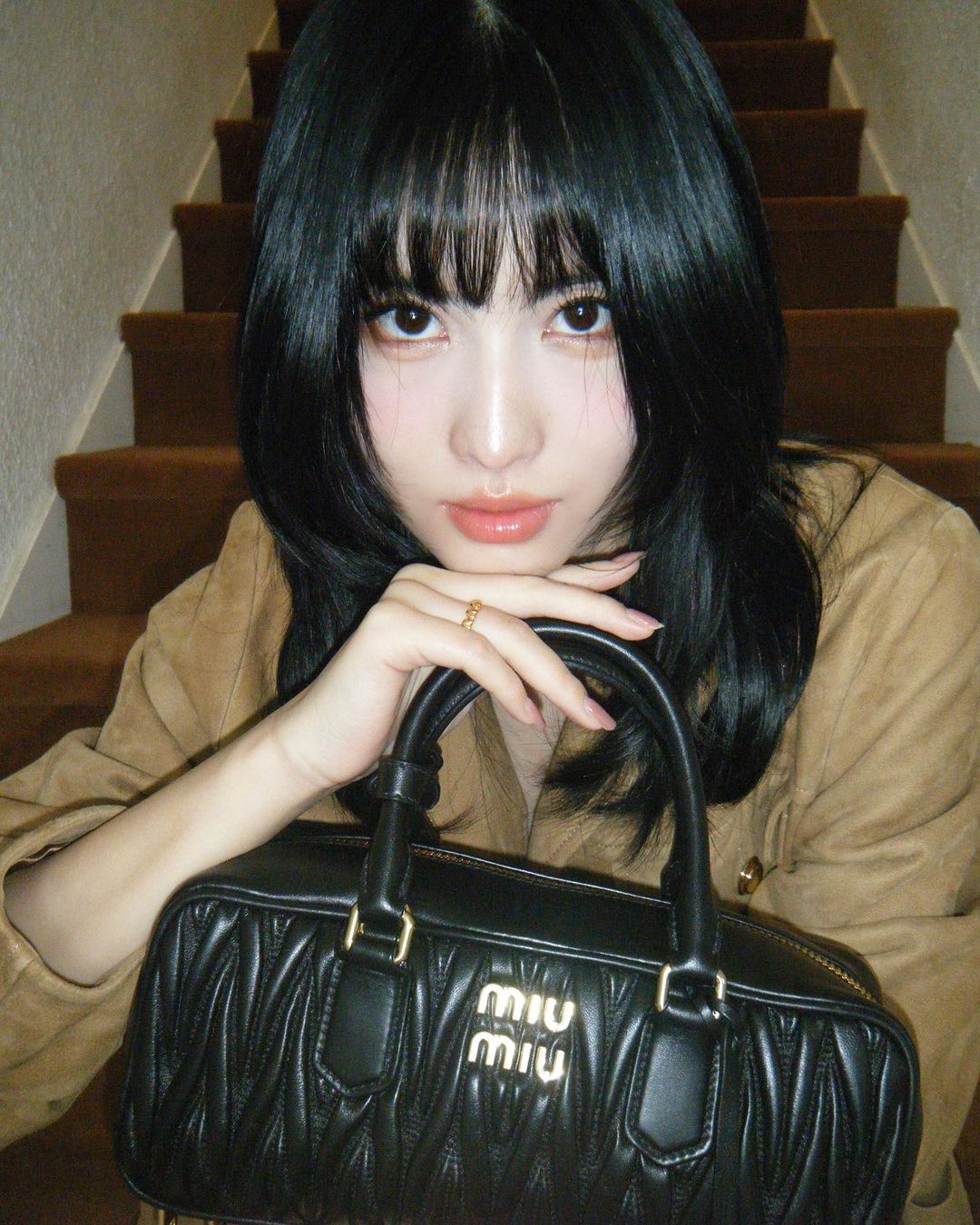MIUMIU 미우미우 보스턴백 5BB14