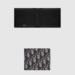 42위 DIOR 디올 오블리크 자카드 반지갑