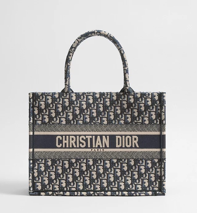 32위 DIOR 디올 자카드 오블리크 북토트백