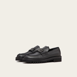 VALENTINO 발렌티노 남성 블랙 로퍼