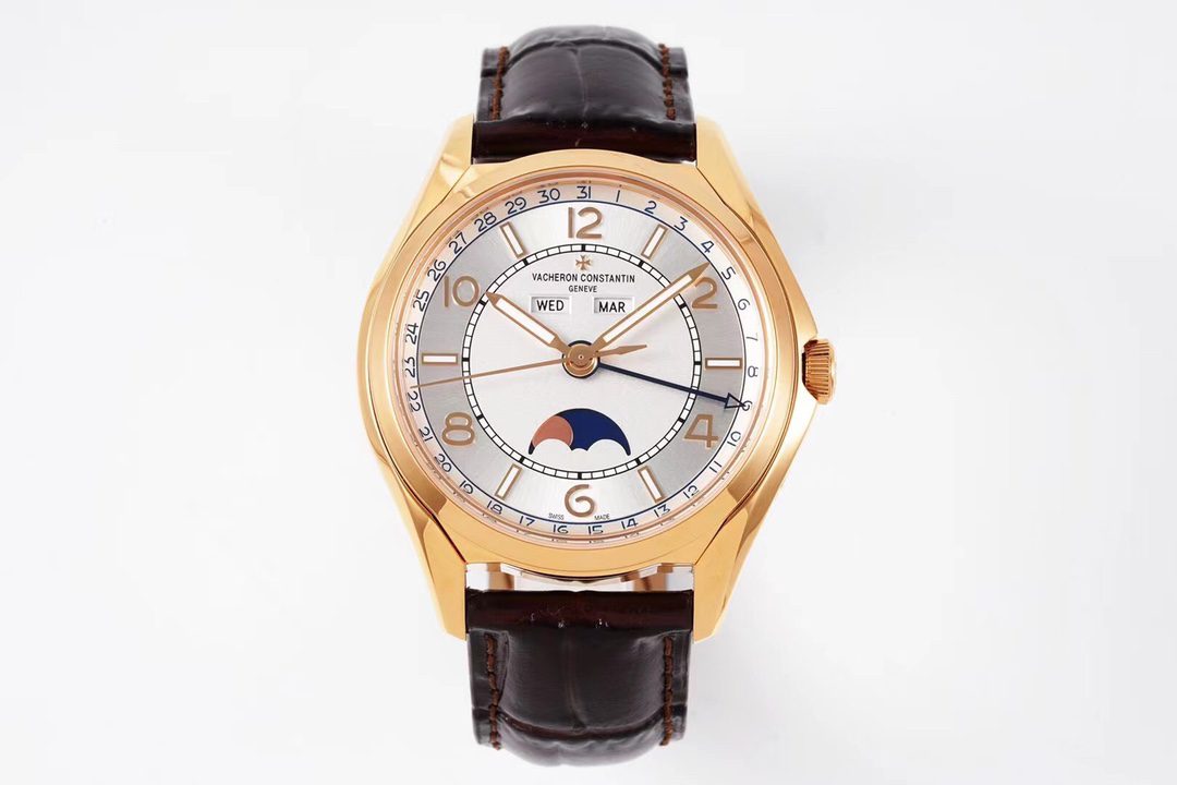 VACHERON CONSTANTIN 바쉐론 콘스탄틴 컴플리트 캘린더 화이트 다이얼 40mm 4000E