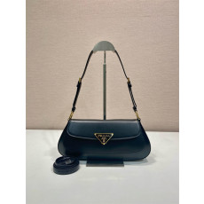 PRADA 프라다 브러쉬드 라지 숄더백 1BD344