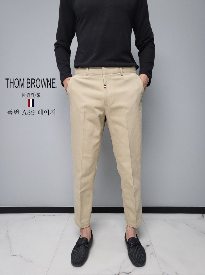 THOM BROWNE 톰브라운 코튼 반밴딩 슬랙스 (A39) 4COLOR