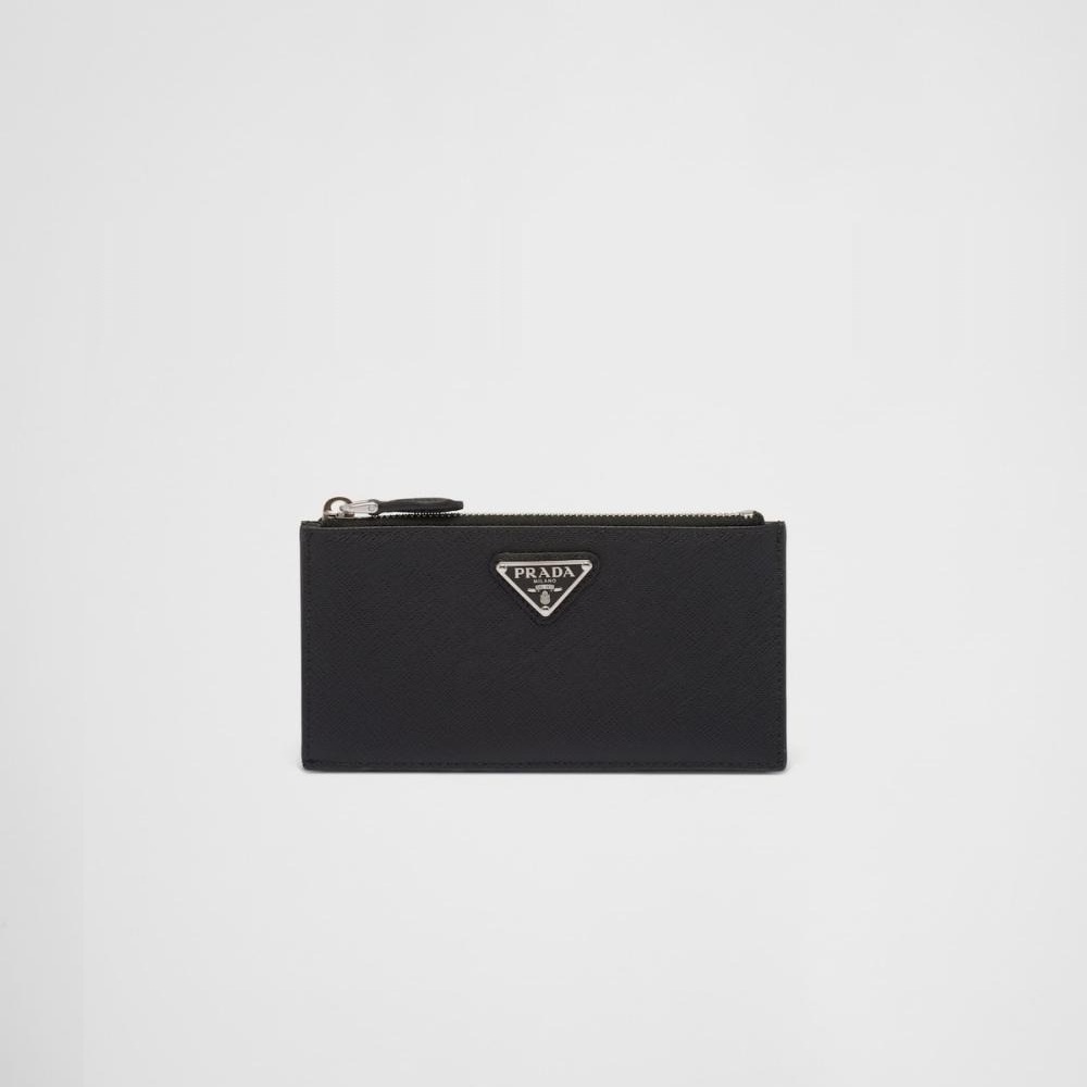 PRADA 프라다 사피아노 가죽 카드 홀더 1MC079 (금장/은장)