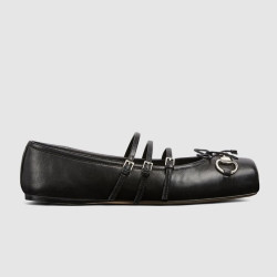 GUCCI 구찌 여성용 샌들 홀스빗 플랫 슈즈 821219