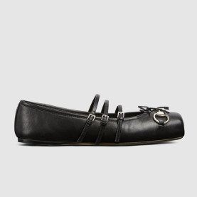GUCCI 구찌 여성용 샌들 홀스빗 플랫 슈즈 821219