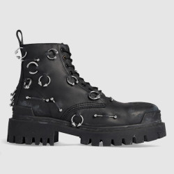 BALENCIAGA 발렌시아가 여성용 부츠 트랙터 콤뱃 부츠 763495