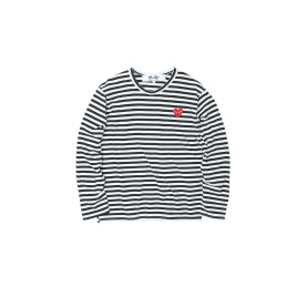 ●7월 판매 11위● COMME DES GARCONS 꼼데가르송 하트 단가라 긴팔 3COLOR