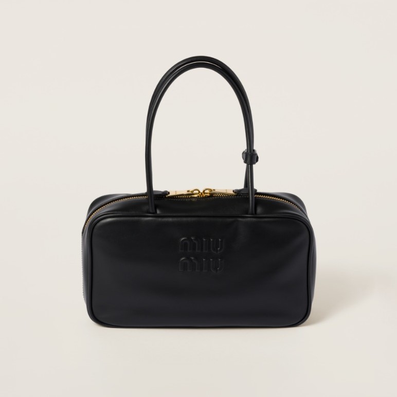 35위 MIUMIU 미우미우 보 가죽 탑 핸들백 5BB172 3COLOR
