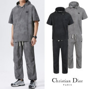 DIOR 디올 엠보자수 워싱 트레이닝 셋업
