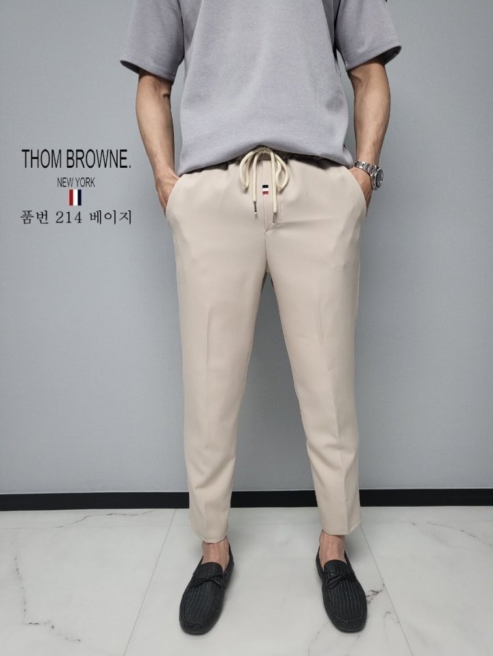 THOM BROWNE 톰브라운 여름 슬랙스 (214) 4COLOR