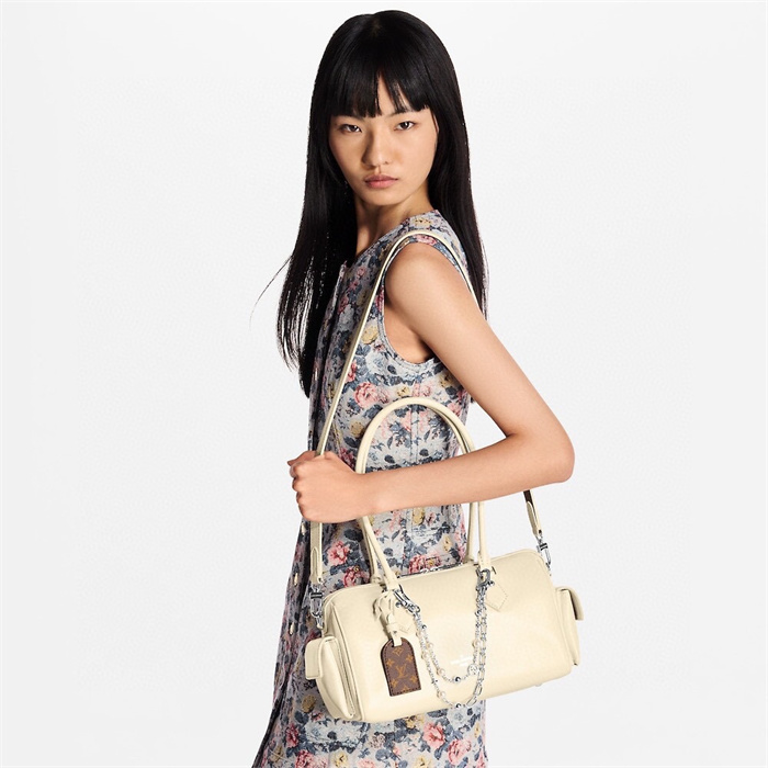 LOUIS VUITTON 루이비통 스피디 카고 바이브 토트백 M12965