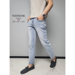 THOM BROWNE 톰브라운 화이트 패치 청바지