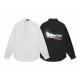 BALENCIAGA 발렌시아가 08 폴리티컬 스텐실 로고 셔츠