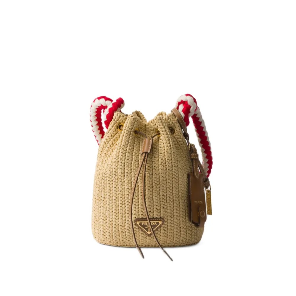 PRADA 프라다 크로셰 미니 버킷백 1BE068 2COLOR