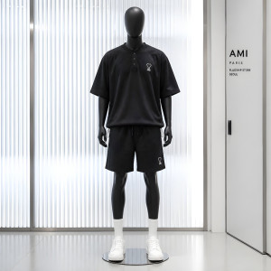 AMI 아미 쿨링 와플 헨리 스트링&밴딩 팬츠 3COLOR