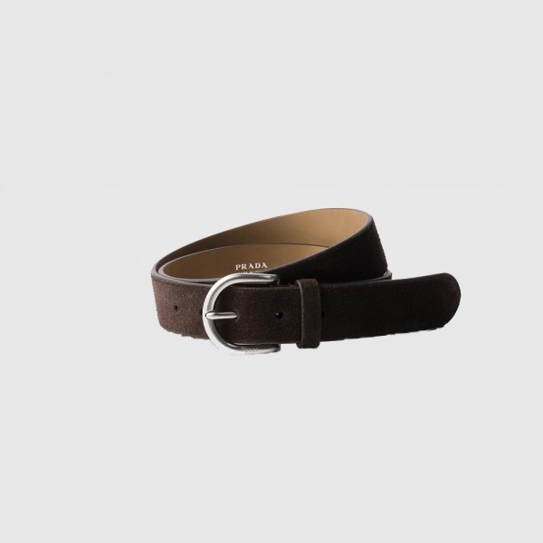 PRADA 프라다 스웨이드 벨트 2CS129 2COLOR (금장,은장)