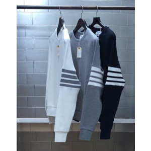 THOM BROWNE 톰브라운 4BAR 와플 맨투맨