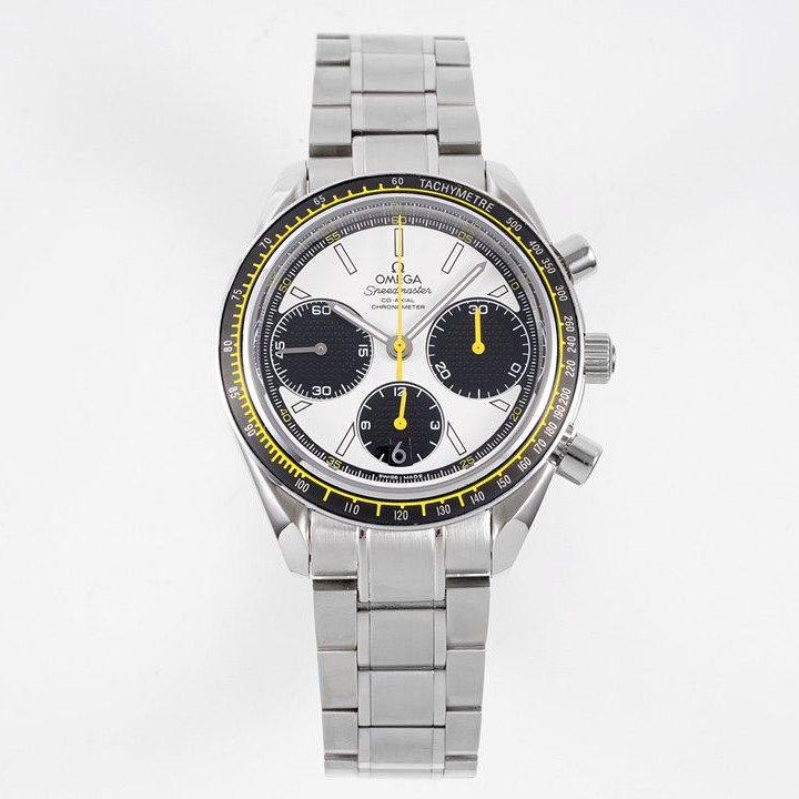 OMEGA 오메가 스피드마스터 크로노그래프 화이트 다이얼 SS브레이슬릿 40mm 326.30.40.50.04.001