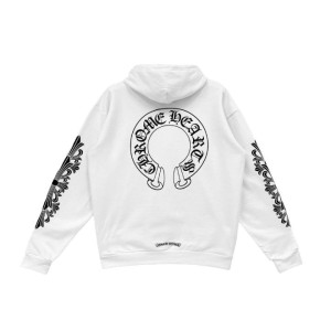 CHROME HEARTS 크롬하츠 플로럴 홀스슈 후드티 2COLOR