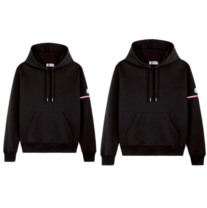 MONCLER 몽클레어 삼선 암밴딩 커플 후드티