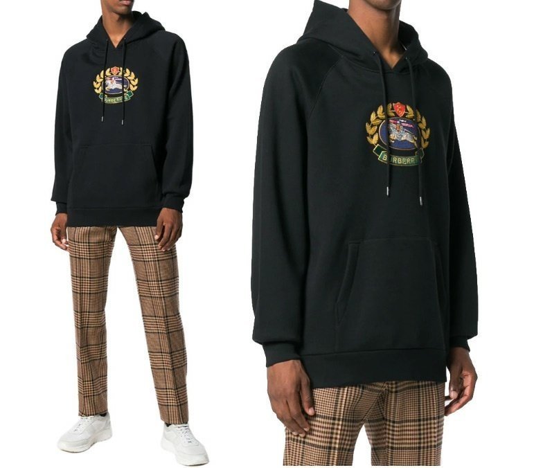 BURBERRY 버버리 런던 크레스트 커플 후드티