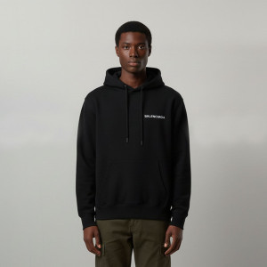BALENCIAGA 발렌시아가 클래식레터링 코튼 후드티