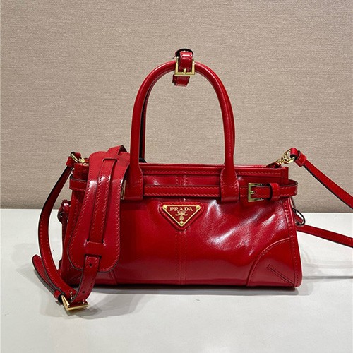 PRADA 프라다 보니 미니 가죽 핸드백 1BA486